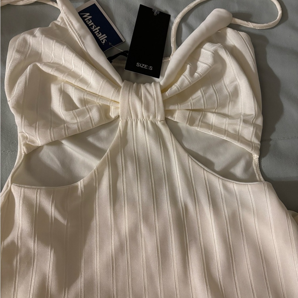 Marshalls White Cutout Dress - Size S